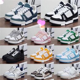 for Designer Sneaker Scasual Shoes Men Running Calfskin Leather Abloh Overlays Trainer Outdoor Shoes Trainers Shoe High Quality Platform Shoes35-46 5 s Platm 3-46