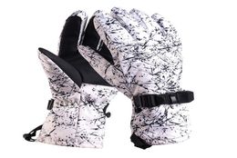 30 Camouflage Men Snow Gloves winter outdoor sports Mitten Waterproof Windproof Bicycle Mountains Snowboarding gear ski outfits C6414341