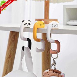 Upgrade Travel Table Purse Bag Hooks Portable Plastic Bag Cute Animal Hook For Hanging Decorative Wall Hanger Holder Handbag Hanger