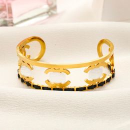 Chanells Bracelet Gold Plated Bangle Luxury Charm Brand Bracelet Designer Jewellery For Womens Brand High Quality Wedding Party Gift 254