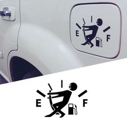 New Funny Auto Stickers Pull Fuel Pointer Reflective Decal Car Styling For All Universal Tank Accessories One Per Set