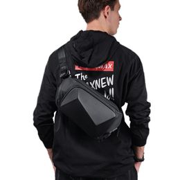 2020 Creative 3D men Shoulder bag Anti-theft Sling bag Waterproof Messenger Bags USB charging Crossbody Short Trip Chest205C