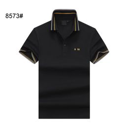 Lüks Tasarımcı Erkek Tişörtler Patronlar Polo Giyim Polos Gömlek Erkekler Kısa Kollu T-Shirt London New York Chicago Polop Gömlek Dropshiping Hhigh Kalite Toptan M-XXXL