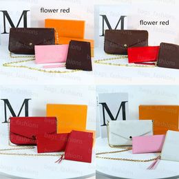 Multi Colours Designer Bag Shoulder Bag Luxury Floral Classic Old Flower Clutch Embossed Women Messenger Bag Portable Genuine Leather High Quality Flap Wallets