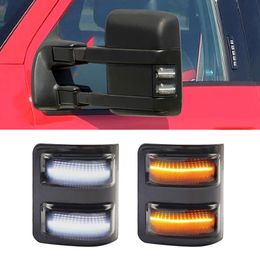 New LED Lights LED Side Mirror Marker Light For 08-16 Ford F250 F350 F450 Super Duty Mirror Side Lamp Assembly