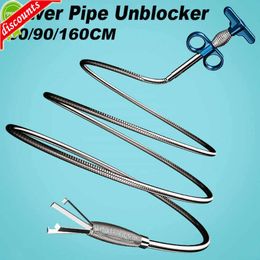 Upgrade New Sewer Pipe Unblocker Clog Plug Hole Remover Bathroom Hair Sewer Sink Cleaning Brush Drain Cleaner Shower Pipeline Cleaning Tools