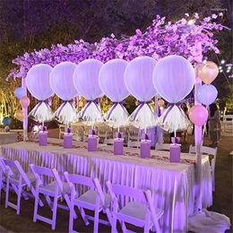 Party Decoration Tutu Tulle Balloons 6pcs Set Wedding Centrepieces Birthday Dessert Tabletop Decorations Column Balloon Scene Layout Decor