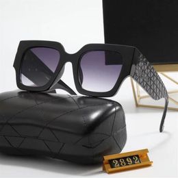 2892 sunglasses for women classic Summer Fashion Style metal and Plank Frame eye glasses Quality UV Protection Lens with box2736