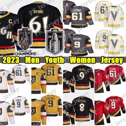 Mark 61# Stone 2024 Stanley Cup Champions Hockey Jersey 81# Jonathan Marchessault 9# Jack Eichel Phil Kessel Alex Pietrangelo Karlsson Adin