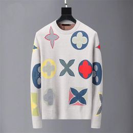 FF Yeni Avrupa Kadınlar ve Erkek Tasarımcı Sweaters Retro Klasik Lüks Sweatshirt Erkekler Kol Mektubu Nakış Yuvarlak Boyun Rahat Yüksek kaliteli jumper