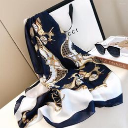 Scarves 2022 Famous Designer Ms Xin Design Gift Silk High Quality Scarf 1800x90cm Delivery3135