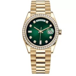 orologio high quality diamonds Wristwatch Mens Automatic Mechanical Watch 36/41mm full Stainless Steel diamond bezel waterproof Luminous Gold watch mo q7d1#