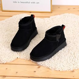 fashion Women Boots Snow Boot Brown Black Classic cotton soft Ankle booties fur anti-slide Thick Ladies Booties Winter Warm Shoes 35-40