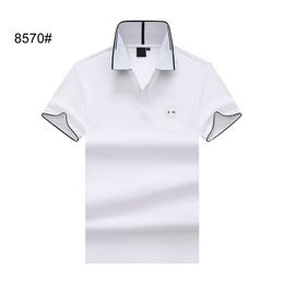 mens classic polo shirt bosss polos designer shirt polo embroidered logo womens mens tees short sleeved top Clothing wholesalers size M-XXXL