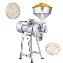 110V Electric Feed Mill Wet Dry Grain Cereals Grinder Grinding Machine for Animals Corn Rice Grain Coffee Wheat