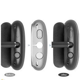 Axe Bluetooth Earbuds Headphone Accessories Transparent TPU Solid Silicone Waterproof Protective Case Airpod Maxs Headphones Headset Cover Case 198512