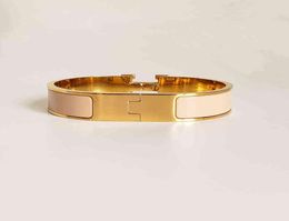 High quality designer design Bangle stainless steel gold buckle bracelet fashion Jewellery men and women bracelets2248514