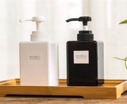 1pc Good Square Shaped Pump Refillable Bottle Bath Lotion Cosmetic Shampoo Shower Gel 100ml W55863381