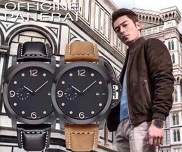 High quality High-end mens watch designer watches luxury Quartz watch fashion Belt strip Luminous Metre Watch PA997