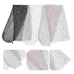 Women Socks 3 Pairs Mesh Slouch Japanese Style Ankle Shiny Star Loose For ( )