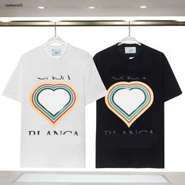 luxury men t shirt designer clothing for women summer tops fashion Heart shaped logo boy round neck short sleeved pullover Dec 09 hot