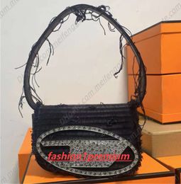 Stilista 1DR Borsa Borse a tracolla a tracolla con cristalli impreziositi Borse cosmetiche Borse da donna Portafogli Hobo Portafogli con diamanti