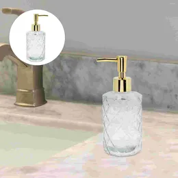 Liquid Soap Dispenser Kitchen Dish For Sink Lotion Glass Toiletry Bottle