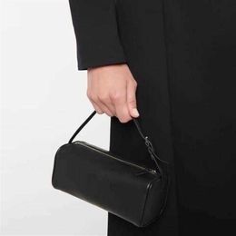 Designer Bags Leather The Row Pencil Bag Simple Handbag 90s Cow Leather Penholder Mini armpit Solid Fashion Classic tote bag THE R237h