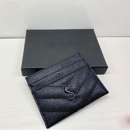 Whole Luxury Designer original purse quality Card Holder Genuine Leather France style Womens men Purses Mens Key Ring Credit C241h