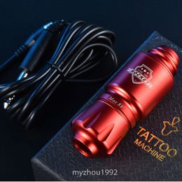 Tattoo Machine Mini Rocket Set Wireless Power Supply RCA Interface Professional Rotary Battery Pen Gun Kit 231208