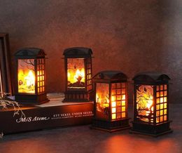 Party Decoration 1Pcs Halloween Decorative Pumpkin Lamp Retro Telephone Booth Glowing Night Light Table Lamps Decor PropsN2473921