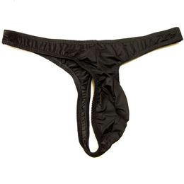 Milk Silk Soft Thongs And G Strings Pouch Underwear Bikini Sexy Gay Lingerie For Men String Erotic Panties