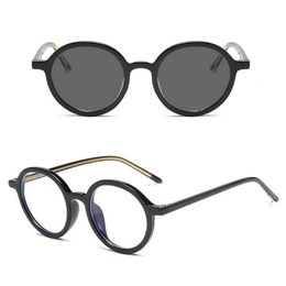 Sunglasses Women Round Progressive Multifocal Reading Glasses Men Near Far Sight Magnifying Pochromic Presbyopia Eyeglasses NXSung276u