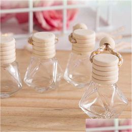 Party Favour Car Per Bottle Party Favour Pendant Ornament Air Freshener Essential Oils Diffuser Fragrance Empty Glass Bottles Drop Deliv Dhuc0