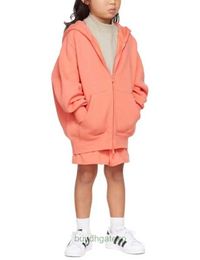 2024 Mens and Womens Hoodies Fashion Designer Essentialhoodies Fears Childrens Clothing Zippered Sweater Small Mediumsized Hooded Orange Pink Out 51a0