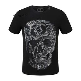 Philipps Plein-brand Designer Skulls Tees Pleins Plain designer Short-sleeved Men T-shirt Phillip NEW T-shirt PP Killer Teddy Bear Tops Beach Summer 169