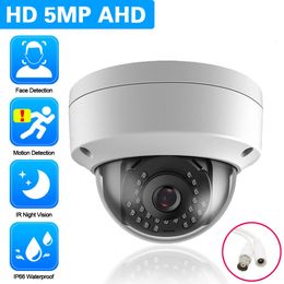 Dome Cameras AHD CCTV Surveillance Camera Vandalproof Face Ultra HD Analog Camera Motion Detection Night Vision Small Dome Security Cameras 231208