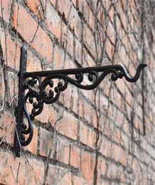 Cast Iron Hanger Wrought Iron Garden Hook Flower Pots Basket Wall Hanger Bracket With Expansion Screw4767577