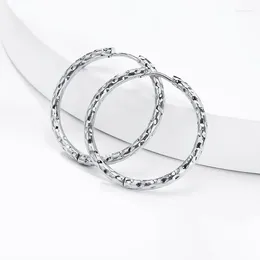 Hoop Earrings Fashion Women Circle Big Ear Ring Gold Colour Silver Titanium Heart