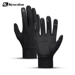 Five Fingers Gloves Men Women Winter Waterproof Warm Thermal Fleece Antislip Touch Screen Outdoor Sports Running Ski Snowboard 2201883