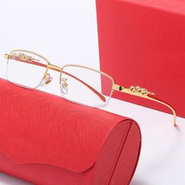 fashion mens designer sunglasses for women eyeglasses alloy haft frame eyeglass PC square panther gold metal man woman buffalo sun2578