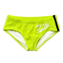 Mens Swimwear Side Zipper Swim Briefs Y Men Swimming Trunks Beach Bathing Suit Gay Shorts Desmiit Swimsuit Zwembroek Man1 Drop Deliver Dhej1