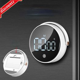 Upgrade Magnetic Kitchen Timer LED Digital Timer Manual Countdown Timer Alarm Clock Cooking Shower Study Fitness Stopwatch Time Master