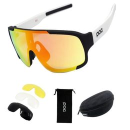 Men's UV400 Cycling Riding Sunglasses Polarised Glasses POC Crave 4 LENSES3559