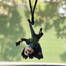 New Car Pendant The Joker Hanging Acrobatic Clown Anime Figure Ornaments Auto Rearview Mirror Interior Decoration Accessories Gifts