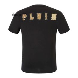 Designer Plain Men Pleins Phillip Plain Men Designer Philipps T-shirt Skull Phillip designer PP Diamond T Shirt Short Sleeve Dollar Brown Bear Brand 685