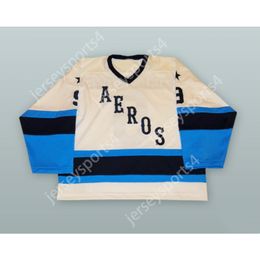 Custom GORDIE HOWE 9 HOUSTON AEROS WHITE HOCKEY JERSEY NEW Top Stitched S-M-L-XL-XXL-3XL-4XL-5XL-6XL