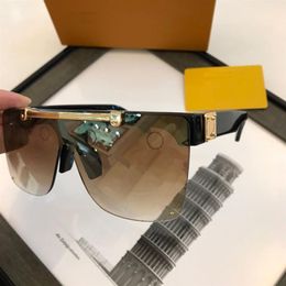 Sexy Square Sunglasses Ladies Pilot Sunglasses Metal Women Men Goggle Gradient Sun Glasses One Piece Female Mirror Shades UV400263S