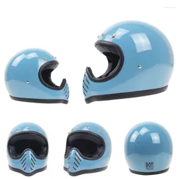 Motorcycle Helmets DOT Helmet Full Face Motocross Fiberglass Casco Moto Capacete Motorbike Riding With Visor