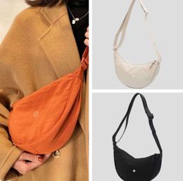 Designer 23ss Lululemens Bag Women Same Style Oblique Cross Bun Leisure Yoga Nylon shoulder yoga sport Luxury lulu Crossbody bag 93ess